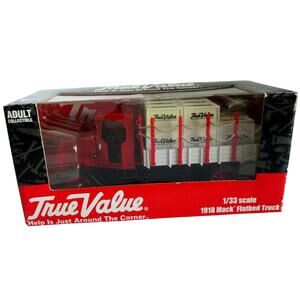 ERTL True Value Die Cast 1918 Mack Flat Bed Truck 21541-1HD